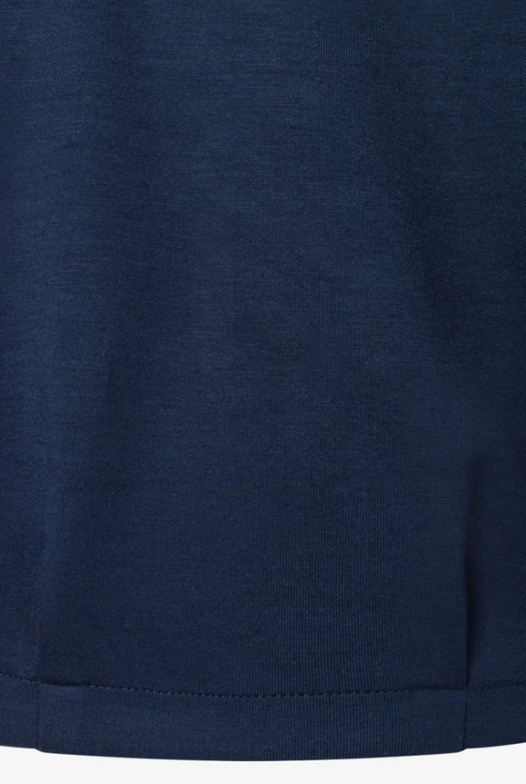 Sweater v met frons aan pols 0373 classic bl