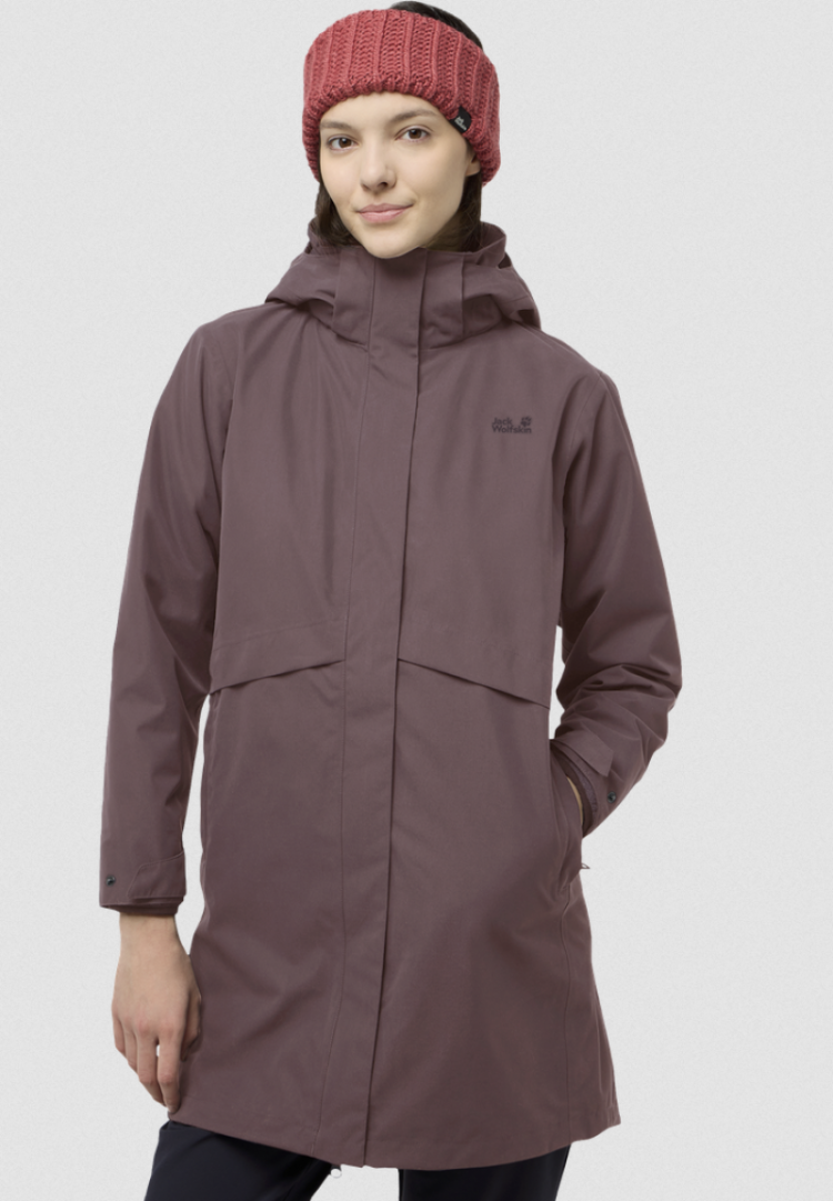 Baylight 3in1 Coat Women I0159 Sheer Plum