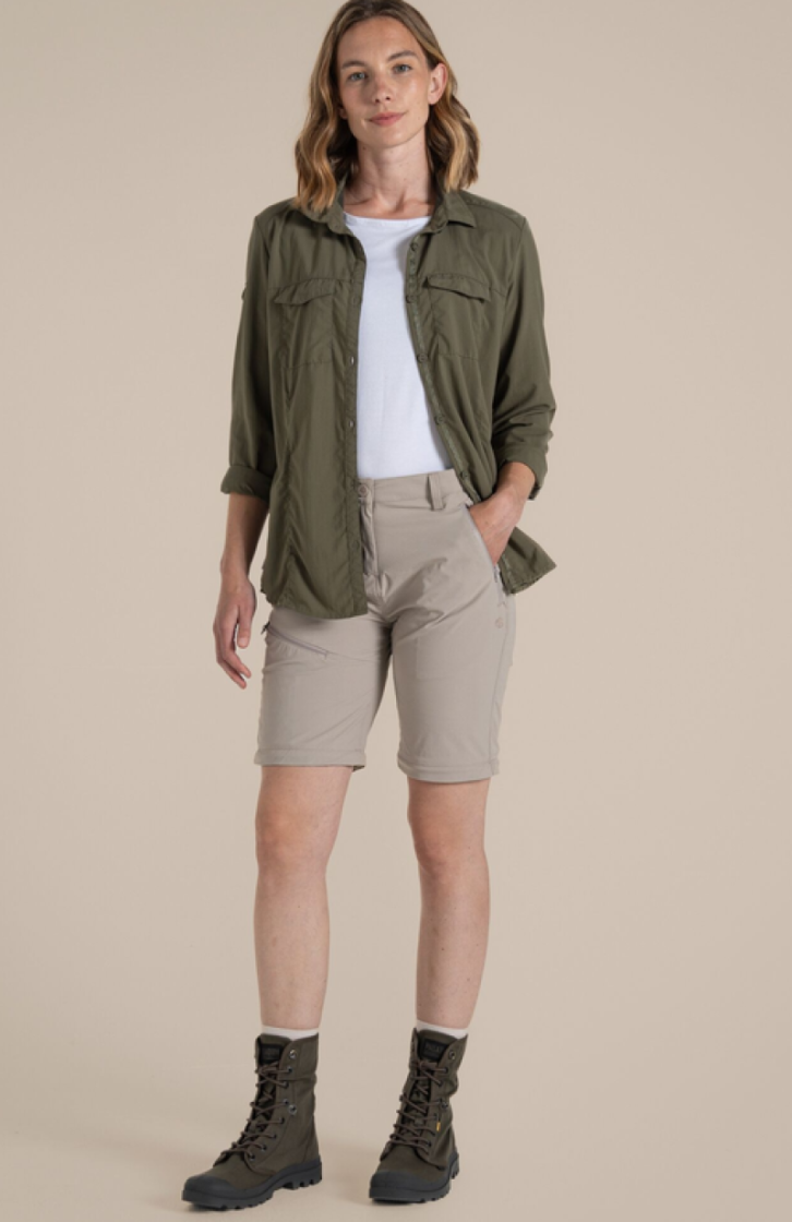 Nosilife Pro III Convertible Trouser Women KD7 soft mushroom