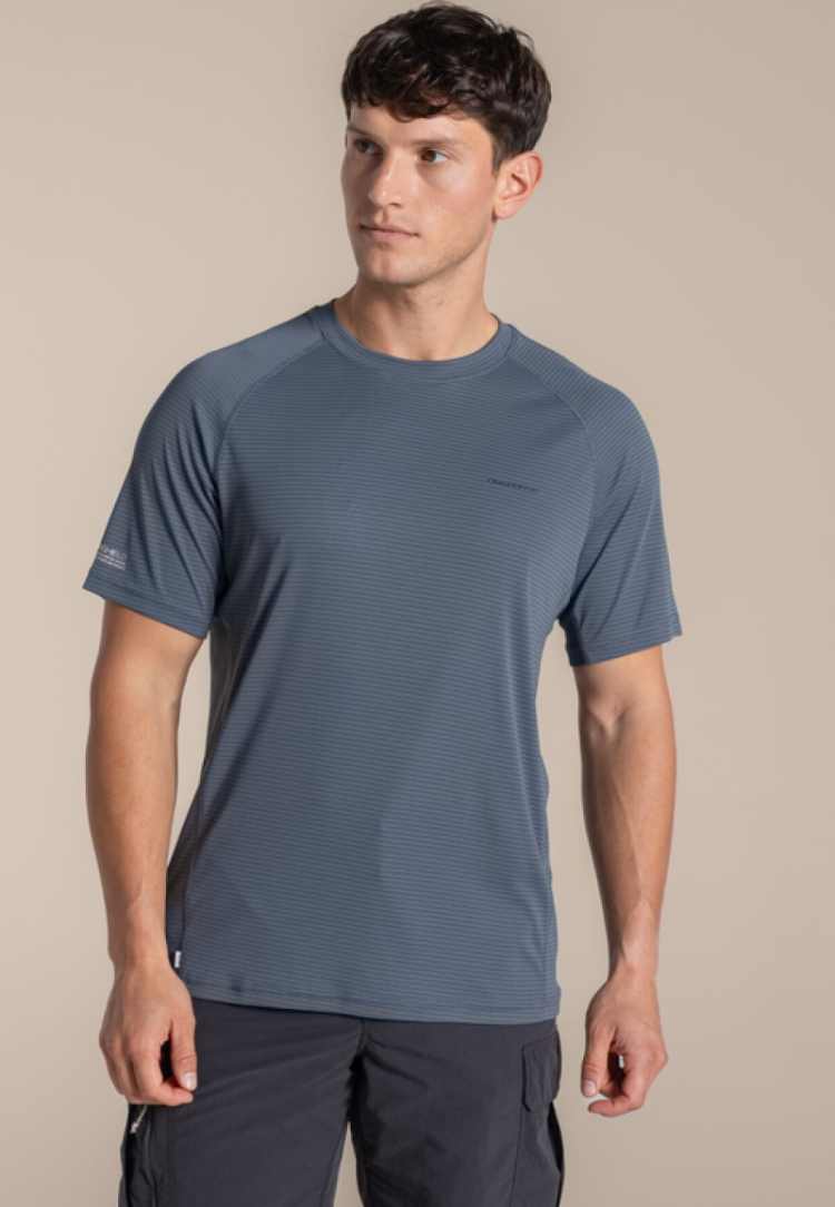 NosiLife SolarShield+ Short Sleeved T-shirt 1EG Dark Pewter