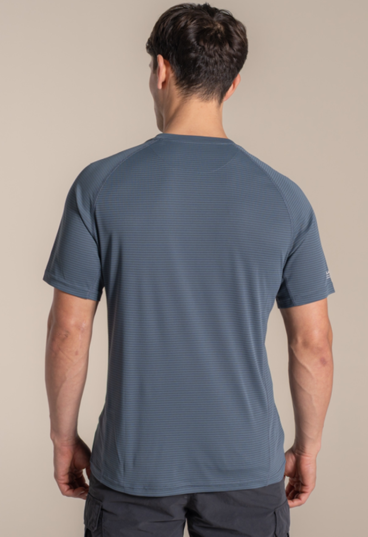 NosiLife SolarShield+ Short Sleeved T-shirt 1EG Dark Pewter