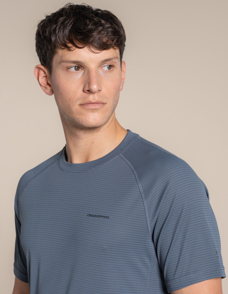 NosiLife SolarShield+ Short Sleeved T-shirt 1EG Dark Pewter
