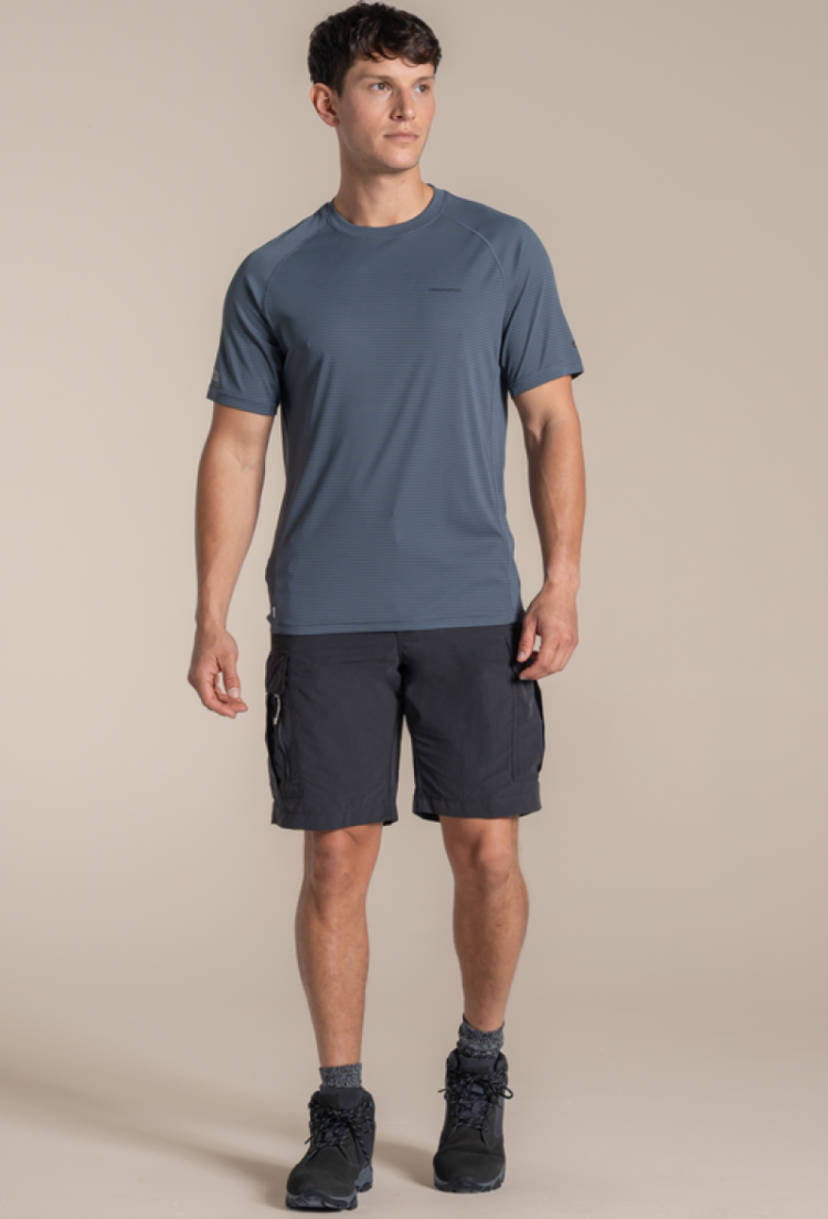 NosiLife SolarShield+ Short Sleeved T-shirt 1EG Dark Pewter