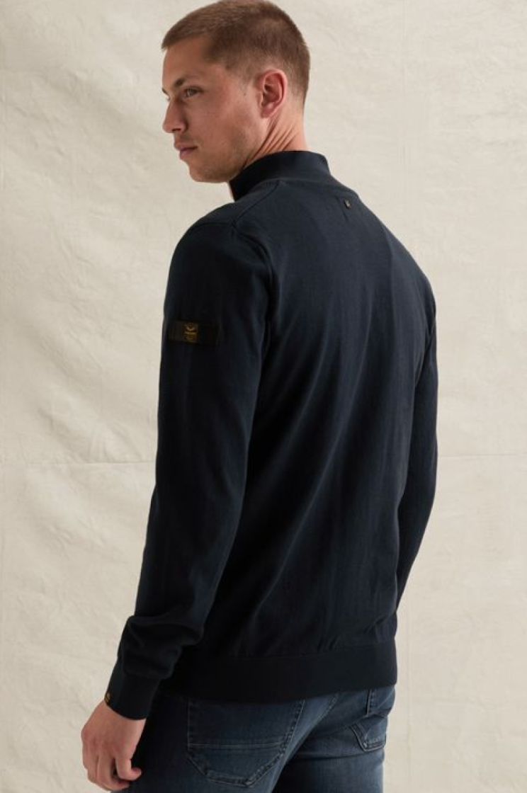 Cardigan effen met rits 5281 Salute