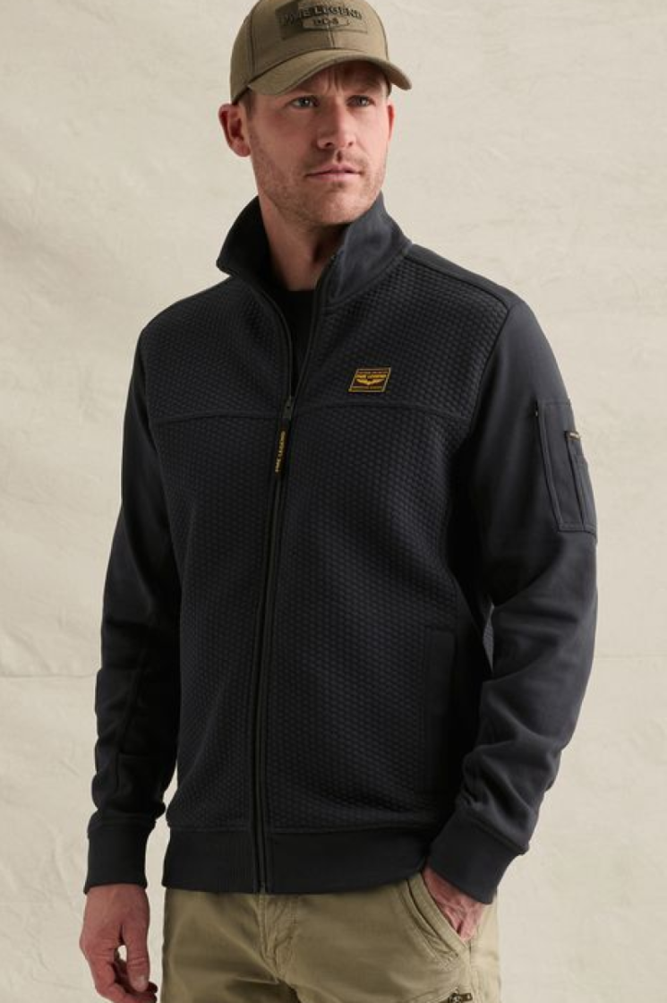 Sweatcardigan met structuur effen 5281 Salute