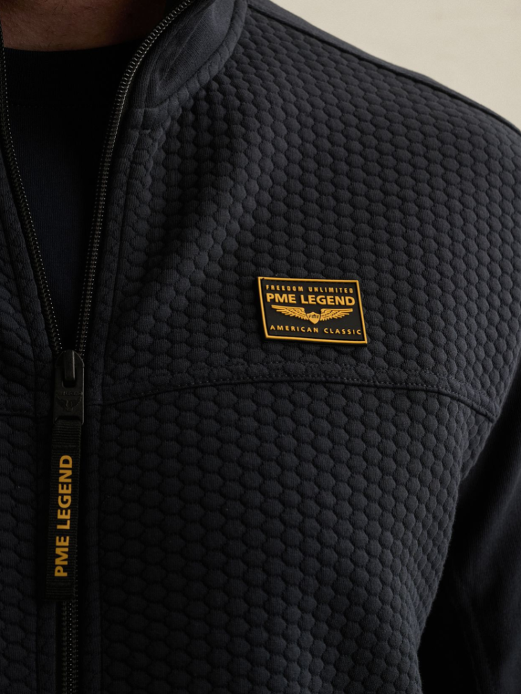 Sweatcardigan met structuur effen 5281 Salute
