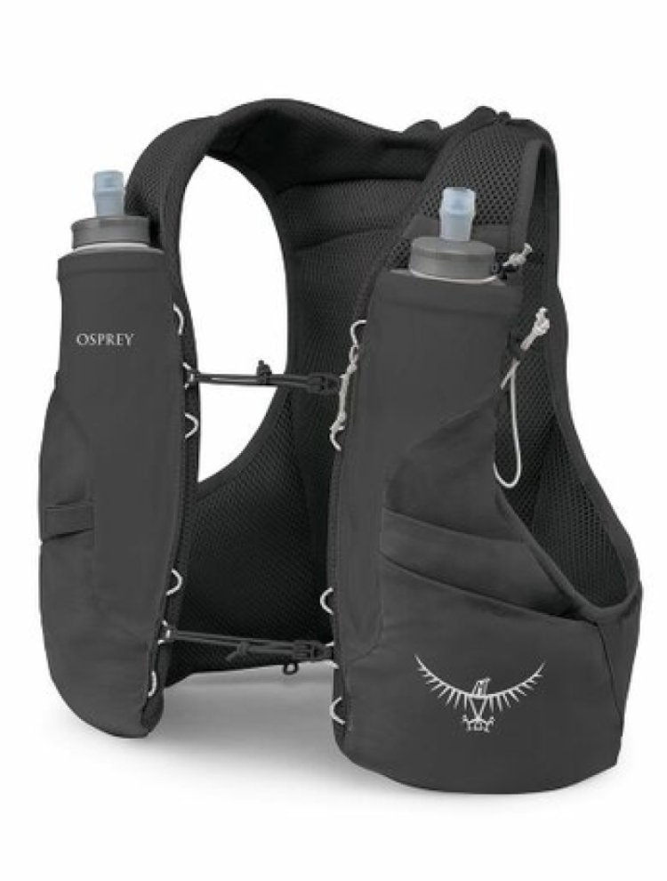 Duro looprugzak met 2 flasks Black