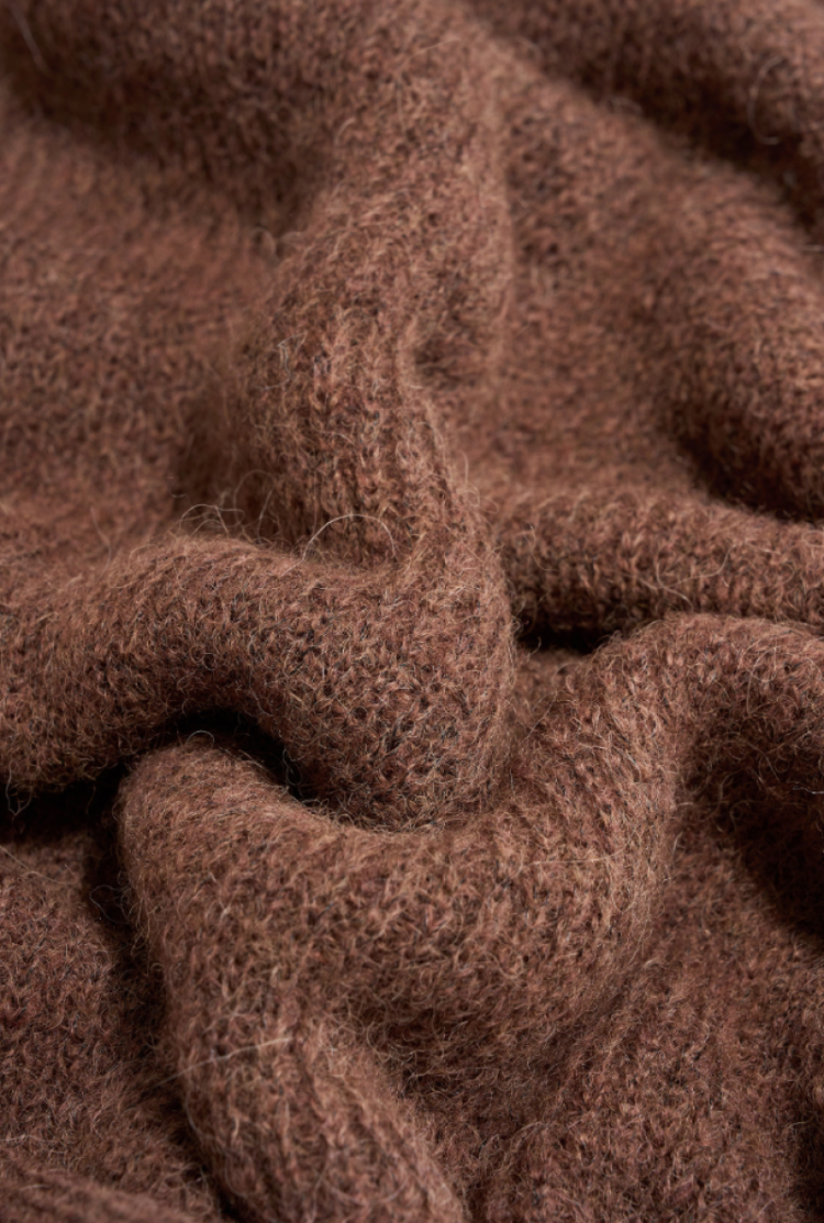 Pull alpaca mix met striklint EX152 Rain Drum