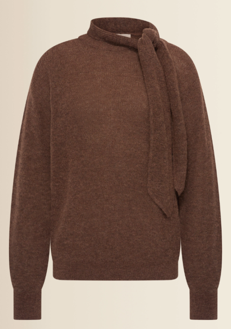 Pull alpaca mix met striklint EX152 Rain Drum