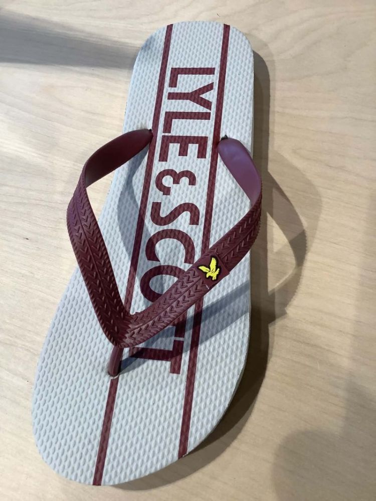 Teenslippers bordeaux 381 Tofu Red Sand
