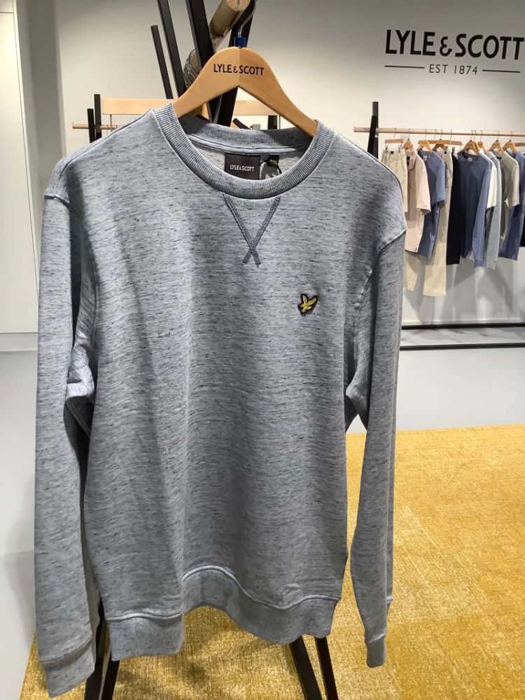 Sweater gemeleerd Y604 Light Navy Tri Marl