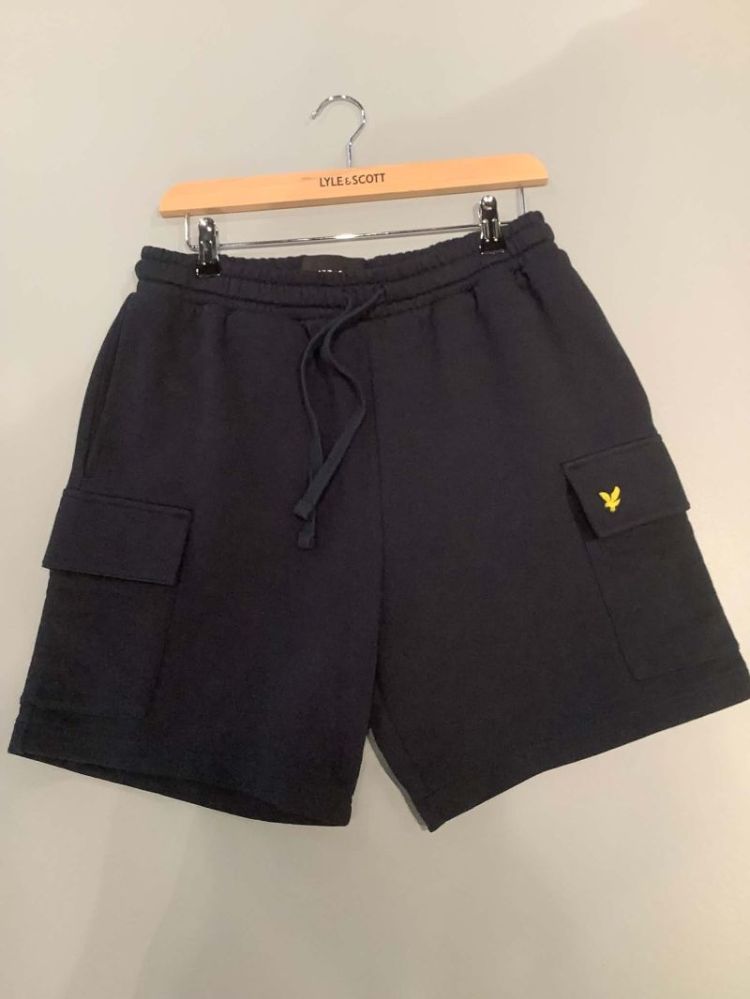 Cargo sweat shorts Z271 dark navy