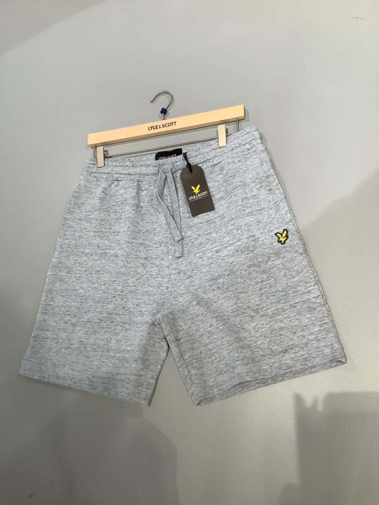 Sweatshort gemeleerd Y604 Light Navy Tri Marl