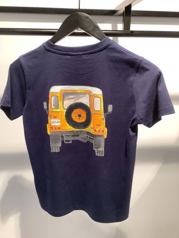 T-shirt backprint jeep 450 New Navy