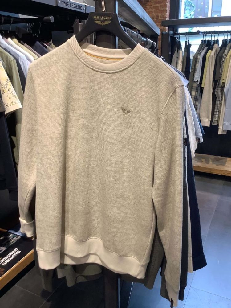 Sweater AOP 7013 Bone White