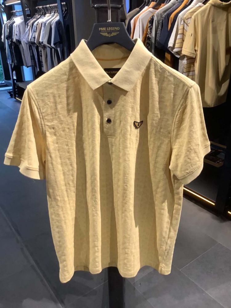 Polo km ruitjespatroon tst 1101 Sahara Sun