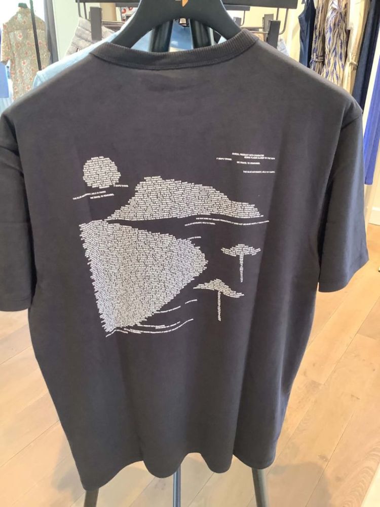 T-shirt met backprint 6105-shadow sla